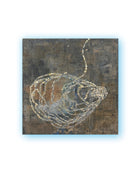 Original abstract study from the LITTLE TREASURES series. Egg tempera, pigments and ash on wood. One of a kind.
