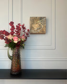 Original abstract study from the LITTLE TREASURES series shown in an interior setting.