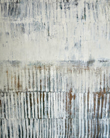 Pure Patina – Light VI detail, textured surface with soft contrasts, mineral tones and traces of ash