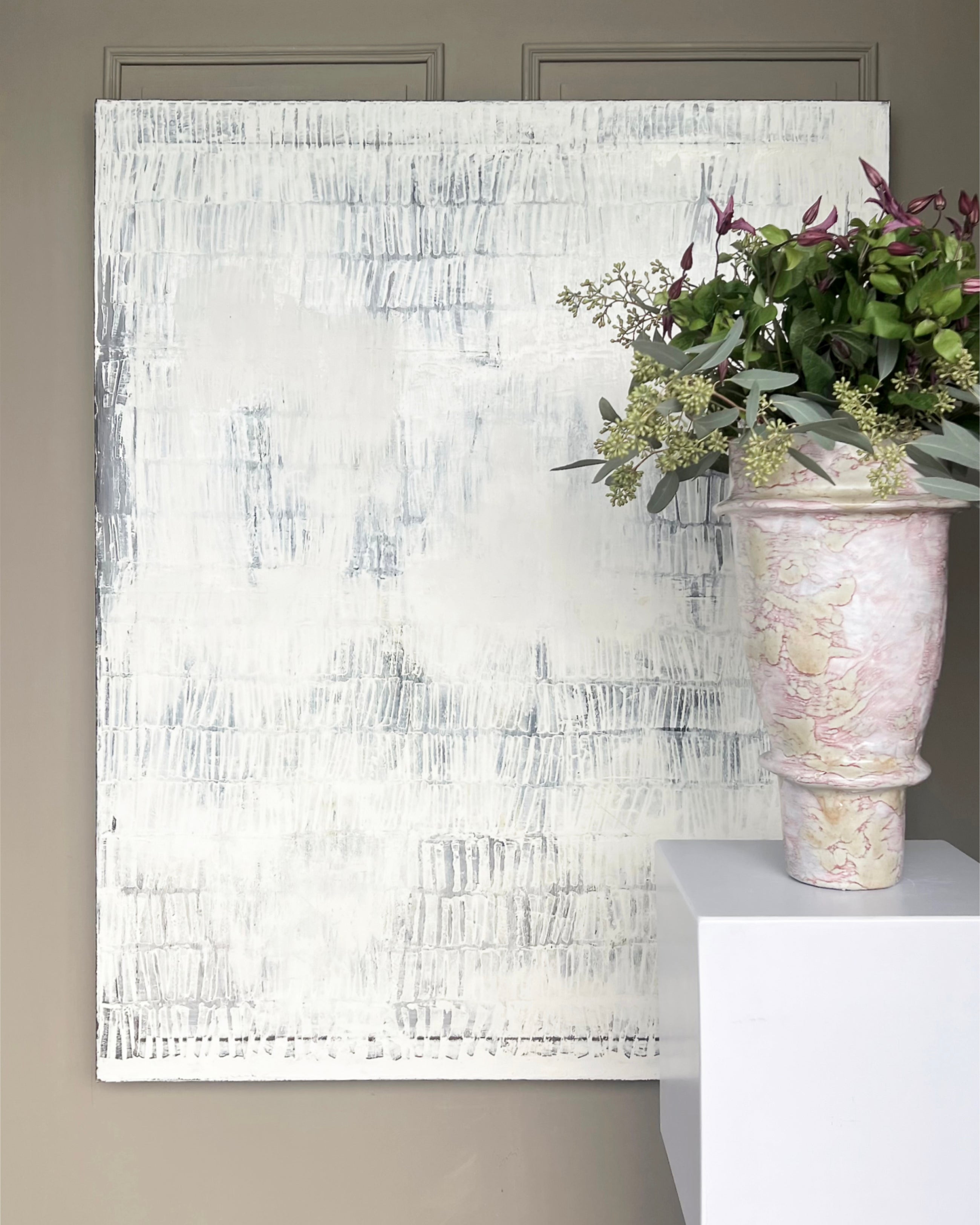 Pure Patina Light I displayed in a calm interior setting emphasizing scale and material presence