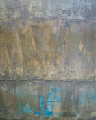 Detail of Pure Patina – Dark II showing layered egg tempera, ash and natural pigments with subtle tonal gradients